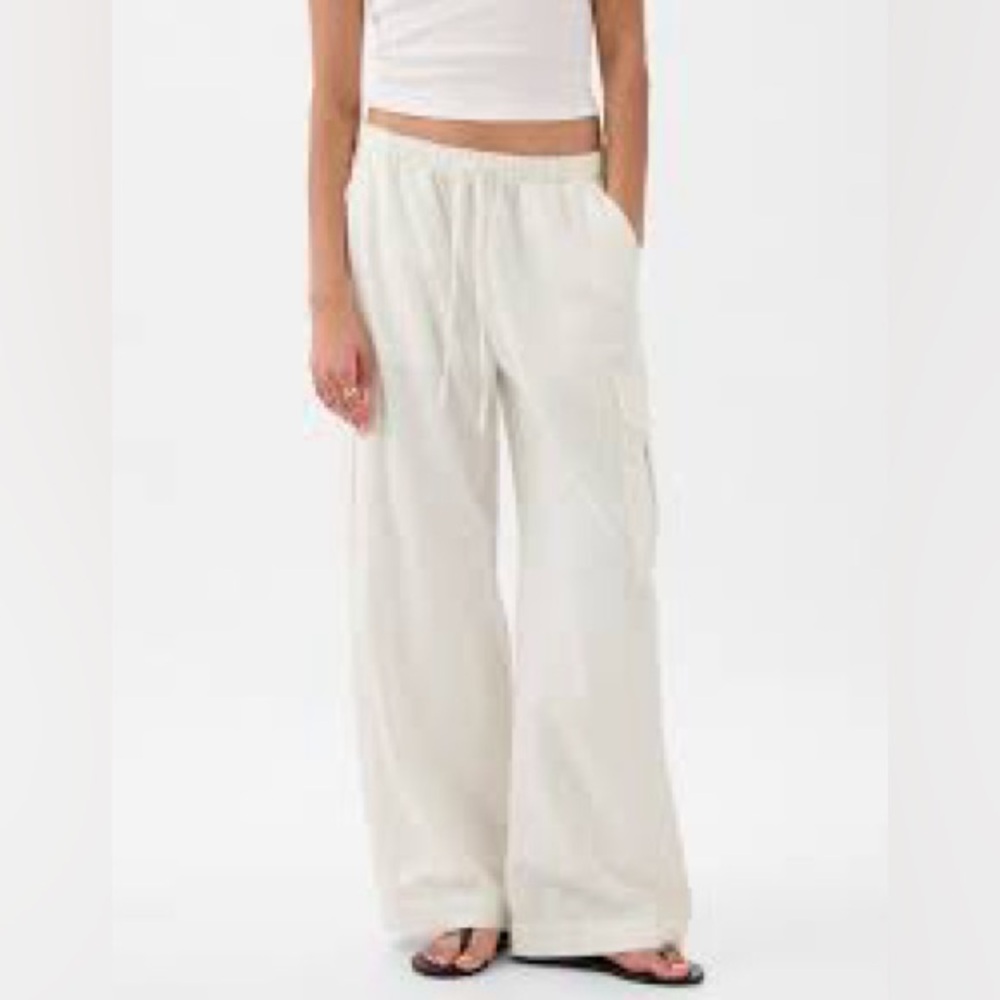 GAP linen cargo pants NWT size Large